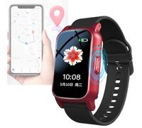 Vcyex Dispositivi di Avviso di Caduta per Anziani, Bracciale Salvavita Anziani, Orologio GPS per Anziani con Rilevamento Cadute, SOS One Touch Dial, Videochiamata HD, Regalo per Gli Anziani