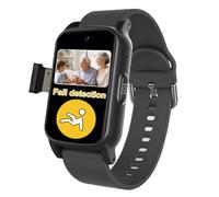 VCYEX Orologio Salvavita Per Anziani Per Anziani Con Localizzazione GPS Avviso Di Caduta Chiamata SOS Orologio Salvavita Per Anziani Adatto A PersoneBlack,1.25 * 0.57 * 2.22inch