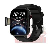 VCYEX Orologio Salvavita Per Anziani, Per GPS SOS, Con Rilevamento Delle Cadute, Videochiamata, Per Alzheimer Smartwatch Da Polso Per AnzianiBlack,1.96 * 1.57 * 0.47inch