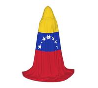 VCzsdff Bandiera del Venezuela gotico medievale mantello con cappuccio per adolescenti cosplay costume rinascimentale fiera teatro abito