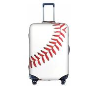 VCzsdff Baseball Lace Close Up Stampa Dei Bagagli Copertura Lavabile Valigie Protector Anti Graffio Valigia Copertura Adatto 18 a 32 Pollici Bagagli, bianco, M