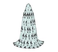 VCzsdff Black Smoke Musica Gotico Medievale Con Cappuccio Mantello Per Adolescenti Cosplay Costume Rinascimento Fiera Palcoscenico Teatro Robe