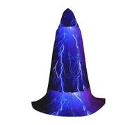 VCzsdff Blue Night Sky. Mantello gotico medievale con cappuccio per adolescenti costume rinascimentale fiera teatro teatro vestaglia