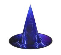 VCzsdff Blue Night Sky. Stampa Cosplay Oxford Panno Halloween Cappello per Halloween Feste Leggero 33 Pollici Cappello Strega Alto