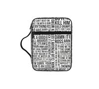 VCzsdff Borsa di immagazzinaggio delle scritture stampate delle citazioni del gioco, supporto resistente all'acqua della cancelleria, caso di studio di culto della chiesa