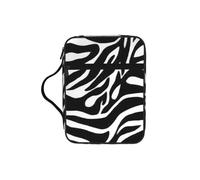 VCzsdff Borsa di immagazzinaggio stampata della scrittura della stampa della zebra, supporto resistente all'acqua della cancelleria, caso di studio di culto della chiesa