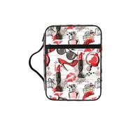 VCzsdff Borsa di stoccaggio stampata arte cosmetica della scrittura, supporto resistente dell'acqua della cancelleria, caso di studio di culto della chiesa