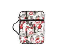VCzsdff Borsa di stoccaggio stampata arte cosmetica della scrittura, supporto resistente dell'acqua della cancelleria, caso di studio di culto della chiesa