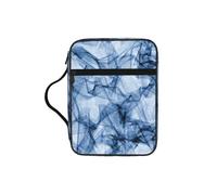 VCzsdff Borsa di stoccaggio stampata marmo blu scuro della scrittura, supporto resistente dell'acqua della cancelleria, caso di studio di culto della chiesa