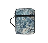 VCzsdff Borsa di stoccaggio stampata moderna astratta della scrittura, supporto resistente dell'acqua della cancelleria, caso di studio di culto della chiesa