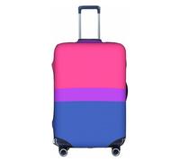 VCzsdff Copertura per bagagli con stampa bandiera orgoglio, lavabile, antigraffio, adatta per bagagli da 45,7 a 81,7 cm, bianco, S