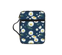 VCzsdff Daisy' stampato Scripture Storage Bag, Water Resistant Stationery Holder, Church Worship Study Case