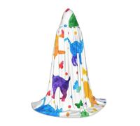 VCzsdff Farfalla Polka Dot E Cat Gothic Medievale Cappuccio Mantello Per Adolescenti Cosplay Costume Rinascimentale Fiera Palcoscenico Teatro Robe