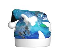 VCzsdff Farfalle Stampa Unisex Adulto Cerimonia Annuale 1 Pz Fasce di Natale Decorazione Albero di Natale Pupazzo di Neve Santa Cappello