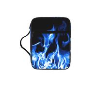 VCzsdff Il fuoco blu ha stampato la borsa di stoccaggio della scrittura, supporto resistente dell'acqua della cancelleria, caso di studio di culto della chiesa