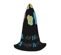 VCzsdff Infradito da spiaggia, stile gotico, medievale, con cappuccio, per adolescenti, cosplay, rinascimentale, fiera, teatro, vestaglia