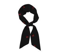 VCzsdff Karate Boy Vector Cintura Cambiabile Colore 100% Raso Sciarpa Per Le Donne, Accessorio Moda Come Sciarpa Del Collo, Foulard Traspirante Morbido