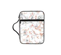 VCzsdff La borsa di stoccaggio stampata dello spruzzo del rame di struttura di marmo della scrittura, supporto resistente dell'acqua della cancelleria, caso di studio di culto della chiesa