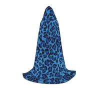 VCzsdff Leopard Skin Animal Gothic Medievale Cappuccio Mantello Per Adolescenti Cosplay Costume Rinascimento Fiera Palcoscenico Teatro Robe