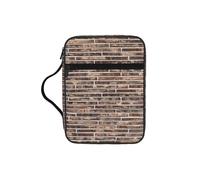 VCzsdff Muro di mattoni. Borsa di immagazzinaggio stampata della scrittura, supporto resistente all'acqua della cancelleria, caso di studio di culto della chiesa