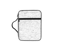 VCzsdff Muro di mattoni. Borsa di immagazzinaggio stampata della scrittura, supporto resistente all'acqua della cancelleria, caso di studio di culto della chiesa