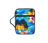 VCzsdff Palm Tree. Borsa di immagazzinaggio delle scritture stampate, supporto resistente all'acqua della cancelleria, caso di studio di culto della chiesa