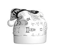 VCzsdff Stampa matematica Stampa Unisex Adulto Cerimonia Annuale 1 Pz Fasce di Natale Decorazione Albero di Natale Pupazzo di Neve Cappello di Babbo Natale