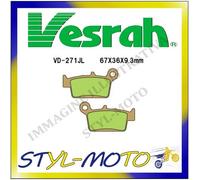 VD-271JL PASTIGLIE POSTERIORI SINTERIZZATE VESRAH YAMAHA YZ 125 COMPETITION 2005