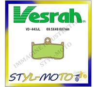 VD-443JL PASTIGLIE ANTERIORI SINTERIZZATE TRIUMPH TIGER 1050 RADIAL CALIPER 2007