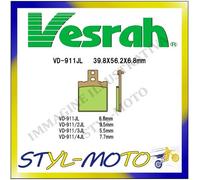 VD-911JL PASTIGLIE POSTERIORI SINTERIZZATE VESRAH MOTO-GUZZI V11 1100 NAKED 2003