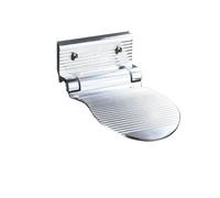 VDAMTPOGZ Sgabello da doccia pieghevole in lega di alluminio nero/argento, pedale ausiliario antiscivolo, accessori for il bagno, piedistallo di riposo semplice(Colored)