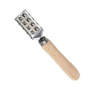 VDAMTPOGZ Strumento for la rimozione delle squame in acciaio inox, raschietto for la pelle, strumento for la pulizia del pesce da cucina, strumento for frutti di mare con legno