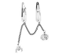 Vdaxvme 1 paio di fermagli per capelli metallici con teschio e crocifissi forcine per capelli sottoculture fermagli per capelli antiscivolo per ragazze e ragazze fantastiche decorazioni per capelli