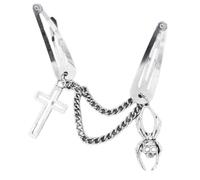 Vdaxvme 1 paio di fermagli per capelli metallici con teschio e crocifissi forcine per capelli sottoculture fermagli per capelli antiscivolo per ragazze e ragazze fantastiche decorazioni per capelli