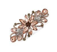 Vdaxvme 1920s Fascinator Strass Clip Per Le Donne Flapper Copricapo Accessori Per Cosplay Partito Delicato Fiore Clip