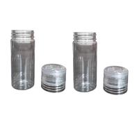 Vdaxvme 2 bottiglie essenziali per macinapperoni da cucina, 100 ml, con tecnologia di freschezza sigillata e comfort, per campeggio, agitatore sale da campeggio