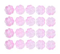 Vdaxvme 20pcs Quadrifogli Colorati Ciondolo Fascino Smalto Perline Sciolte Per Le Donne Della Collana Del Braccialetto Portachiavi Dei Monili Che Fanno, come descritto