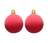 Vdaxvme 2PCS Grande Floccaggio Gonfiabile Ornamento di Natale Robusto All'aperto Decors Per Patios Festival Atmosfere Setups Affollamento All'aperto Decorazioni Vacanze