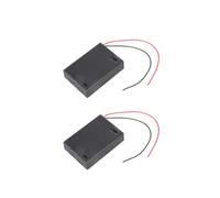 Vdaxvme 2Pcs Secure Connection 2A Battery Case Flessibile Cablaggio Box 2/3/4-slot impedisce contatti allentati nel supporto della batteria dei dispositivi elettronici