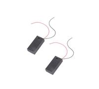 Vdaxvme 2Pcs Secure Connection 2A Battery Case Flessibile Cablaggio Box 2/3/4-slot impedisce contatti allentati nel supporto della batteria dei dispositivi elettronici