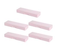 Vdaxvme 5 pz astuccio per matite pratico astuccio piccolo contenitore per la scuola per artisti, Leggero., 19.5x6.5x2.5cm