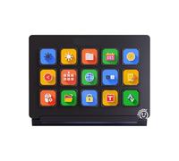 Vdaxvme Ai Tastiere Stream Controller con 15 tasti di collegamento per live streaming per più app per piattaforme Gaming Content Stream Controller Deck