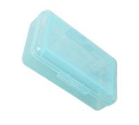 Vdaxvme Astuccio per matite ad alta capacità a doppio strato scatola di immagazzinaggio della penna portatile organizzatori di penne trasparenti astuccio colorato per bambino, Blu, 20.5*12.5*5cm