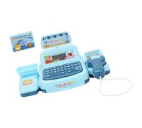 Vdaxvme Bambini Supermarket Checkout Set Con Scanner Realistico Strumento di Apprendimento Matematica Primo e Memoria Compatta Da 3 A 6 Immagina Supermercato Checkout Per Giocare