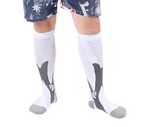 Vdaxvme Calzini da calcio professionali per adulti e bambini, ad asciugatura rapida, traspiranti, a compressione, per sport all'aria aperta, traspiranti, per uomini e donne, senza sudore per ragazzi