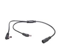 Vdaxvme Cavo di prolunga di corrente DC5521 Y splitter 5 5 X 2 1 mm femmina su cavo spina 2/3/4 per CCTV E LED 40 cm cavo di alimentazione nero