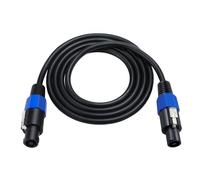 Vdaxvme Cavo professionale da 12 AWG maschio a maschio Speakon a Speakon cavi DJ con connessione Twist Lock