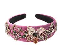 Vdaxvme Cerchietto da donna in lega di lusso a H Hoop largo h mano Prom H Hoop