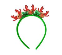Vdaxvme Cerchietto decorativo per capelli a tema natalizio brillante, per Capodanno, feste, festival, riunioni di famiglia
