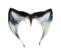 Vdaxvme Cerchietto per capelli con orecchie di gatto, per donne e ragazze, da indossare tutti i giorni, per feste di Halloween, travestimenti, cosplay, accessori per capelli